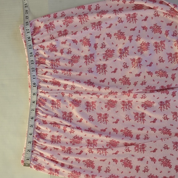 Lati Fashions Floral Piping Two Piece Pajama Set XXL Pink - Picture 15 of 16